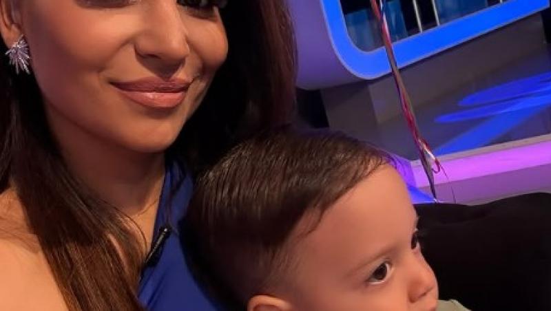 Ameri Nasrin, prima apariție alături de băiețelul ei la TV. Momentul în care micuțul a pornit o bătaie cu baloane cu mămica lui