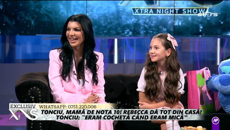 Andreea Tonciu și fiica ei, Rebecca, apariție de senzație la TV: „Fiica mea îmi cere lucruri scumpe”. De ce nu-i refuză dorințele