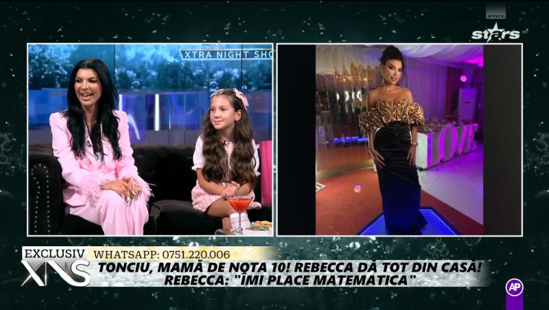 Andreea Tonciu și fiica ei, Rebecca, apariție de senzație la TV: „Fiica mea îmi cere lucruri scumpe”. De ce nu-i refuză dorințele