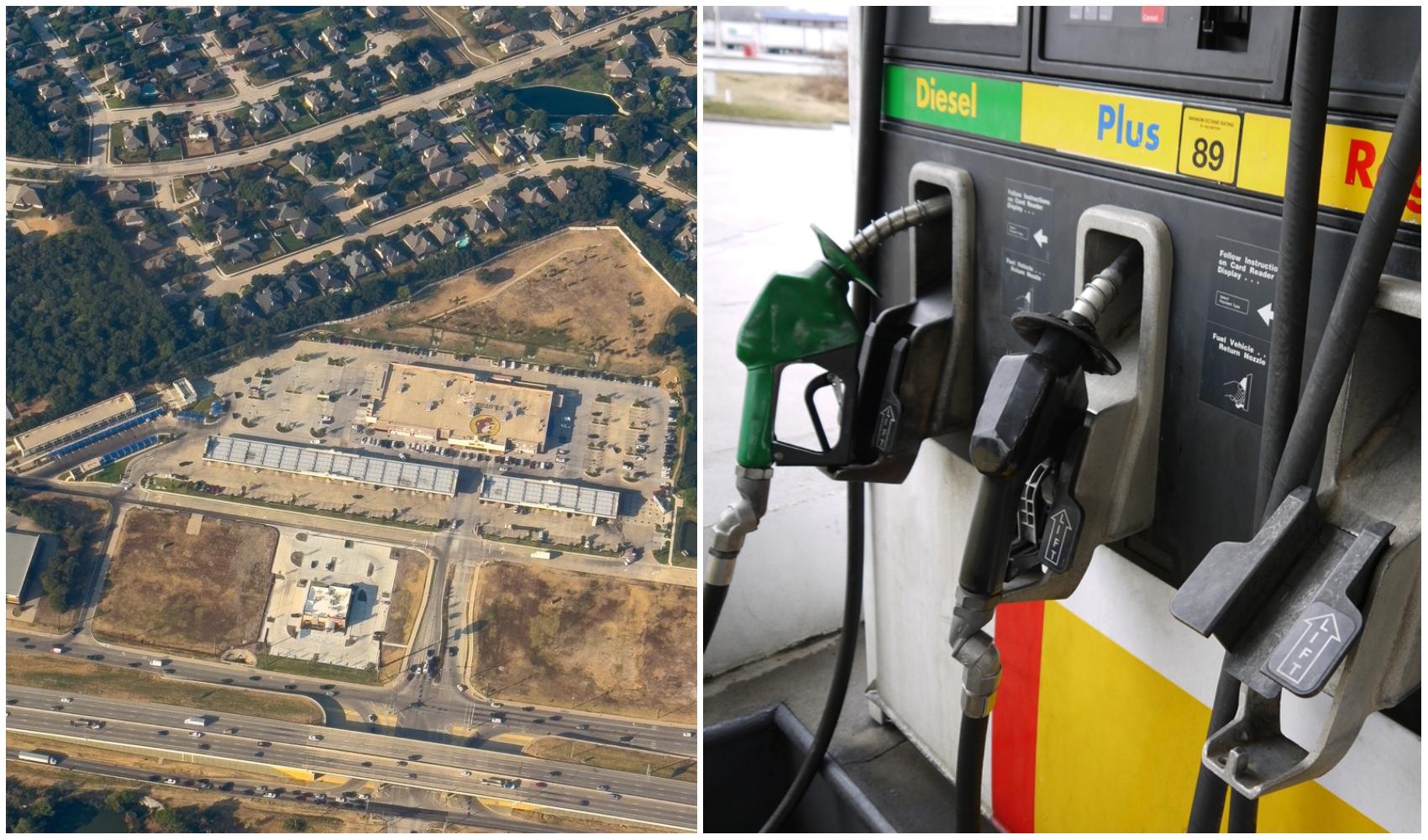 colaj foto cu benzinarie si pompe de benzina