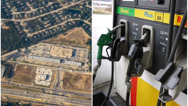 colaj foto cu benzinarie si pompe de benzina