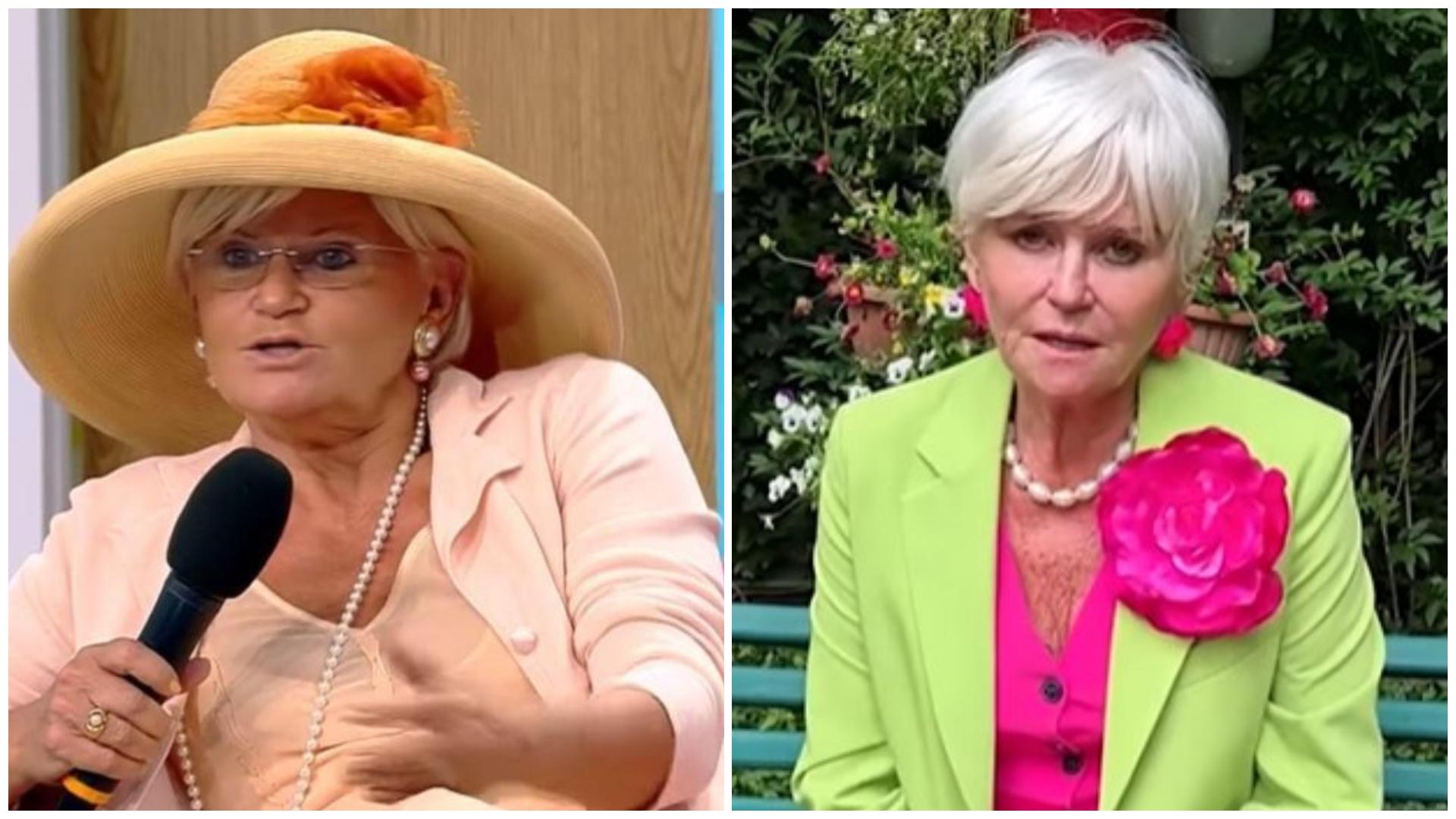 Colaj cu Monica Tatoiu în două ipostaze diferite