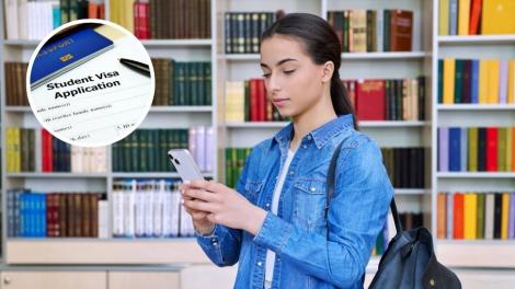 Aprobabrea cererii vizei pentru studenți în Statele Unite ale Americii, condiționată de postările pe rețelele de socializare 