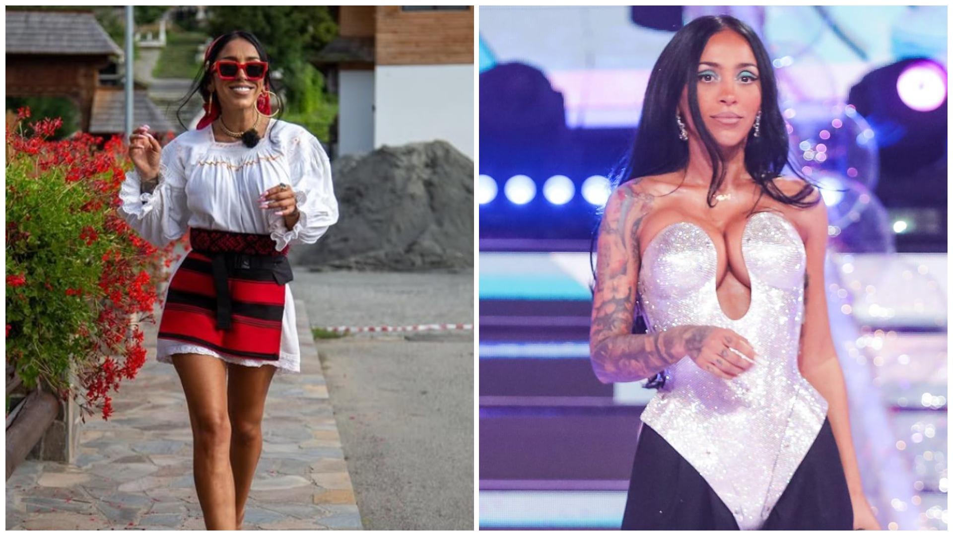 Colaj cu Ruby în două ipostaze diferite în două emisiuni diferite