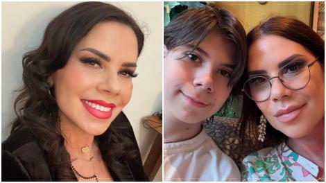 Luminița Anghel, imagine de colecție alături de băiatul ei, Filip. Micuțul o face mândră pe mama sa: „premiul 1, media 10 și...”