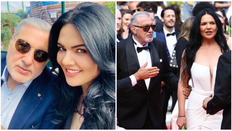 Colaj cu Ioana și Ilie Năstase în două ipostaze diferite