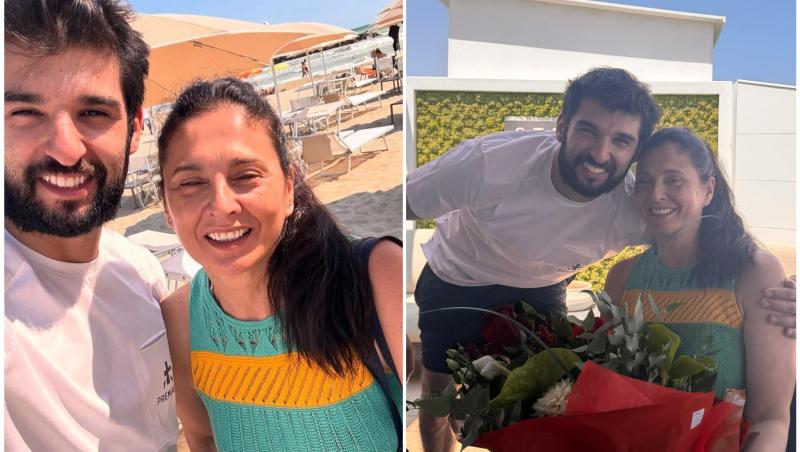 colaj foto cu chef richard abou zaki si mama lui