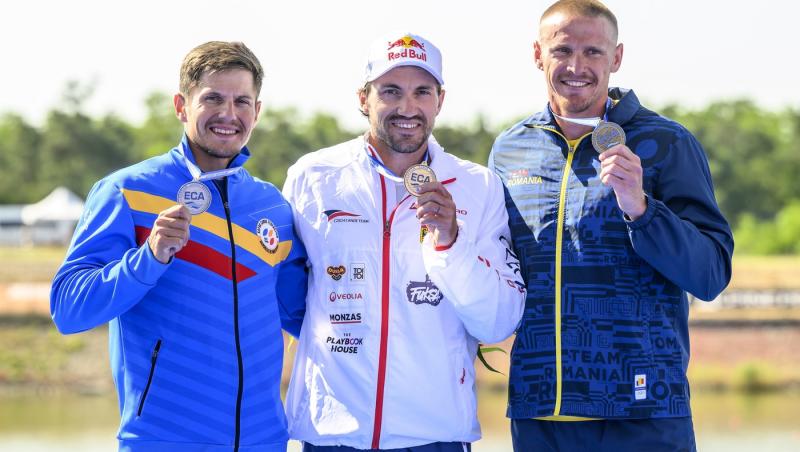 Cătălin Chirilă, titlu european și medalie de bronz la Campionatul European de Kaiac-Canoe din Cehia