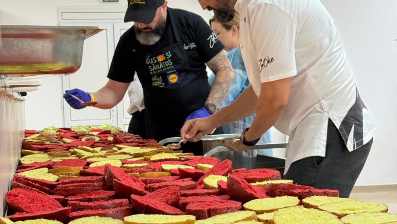Chef Orlando Zaharia de la Chefi la cuțite a gătit pentru copiii de la Spitalul de Pediatrie din Pitești. Ce a recunoscut