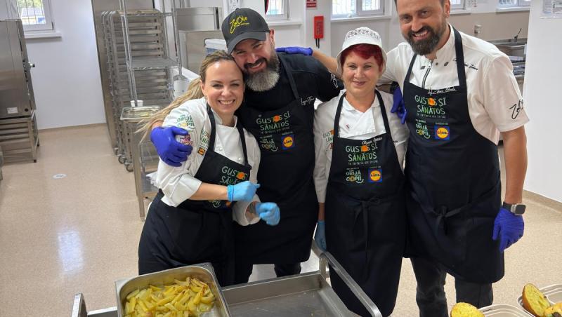 Chef Orlando Zaharia de la Chefi la cuțite a gătit pentru copiii de la Spitalul de Pediatrie din Pitești. Ce a recunoscut
