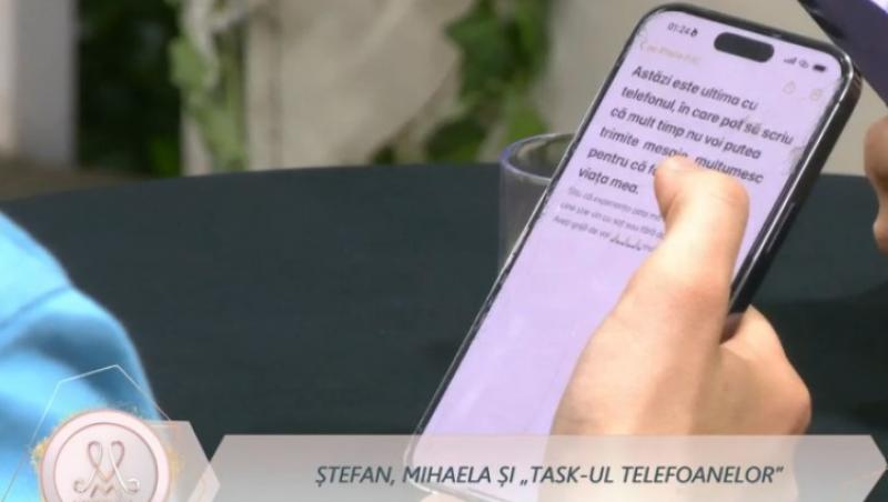 Mireasa sezonul 11. Ștefan, măcinat de gânduri după ce a citit mesajul Mihaelei pentru alt bărbat. Concurentul se consideră mințit