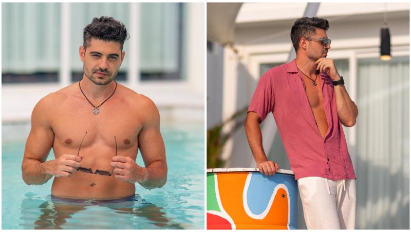 Colaj cu ispita masculină Sorin Encică la Insula Iubirii sezon 9 în două ipostaze diferite