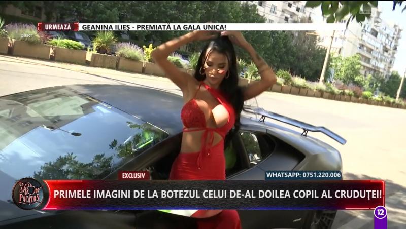 Daniela Crudu, momente de panică la botezul băiețelului ei. Motivul pentru care s-a speriat într-o zi atât de importantă