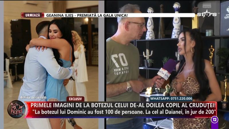 Daniela Crudu, momente de panică la botezul băiețelului ei. Motivul pentru care s-a speriat într-o zi atât de importantă