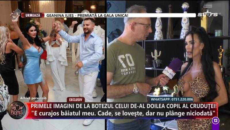 Daniela Crudu, momente de panică la botezul băiețelului ei. Motivul pentru care s-a speriat într-o zi atât de importantă