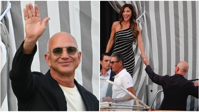 Jeff Bezos și Lauren Sánchez