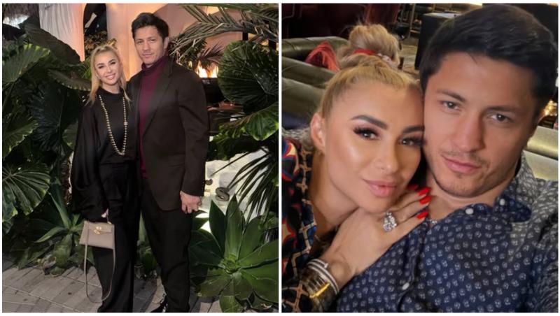 Colaj cu Ronald Gavril și Anamaria Prodan în două ipostaze diferite