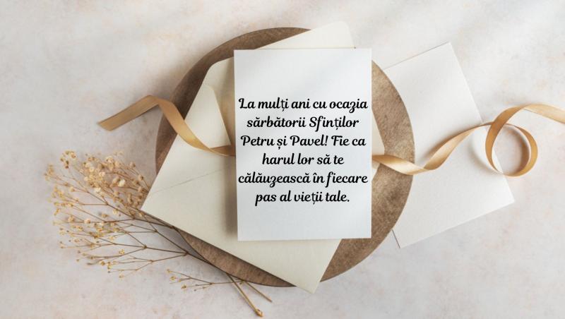 Sf. Petru și Pavel 2025: Cele mai frumoase felicitări cu mesaje și urări pentru sărbătoriți. Spune-le „La mulți ani” celor dragi