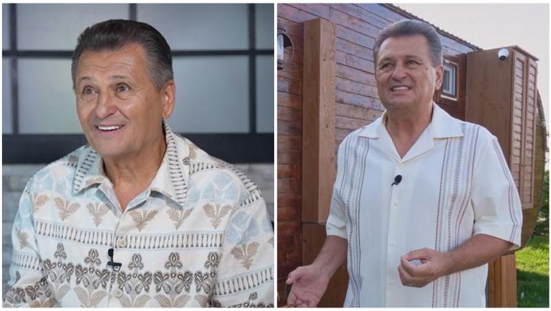 Colaj cu nea Marin în două ipostaze diferite la Poftiți pe la noi