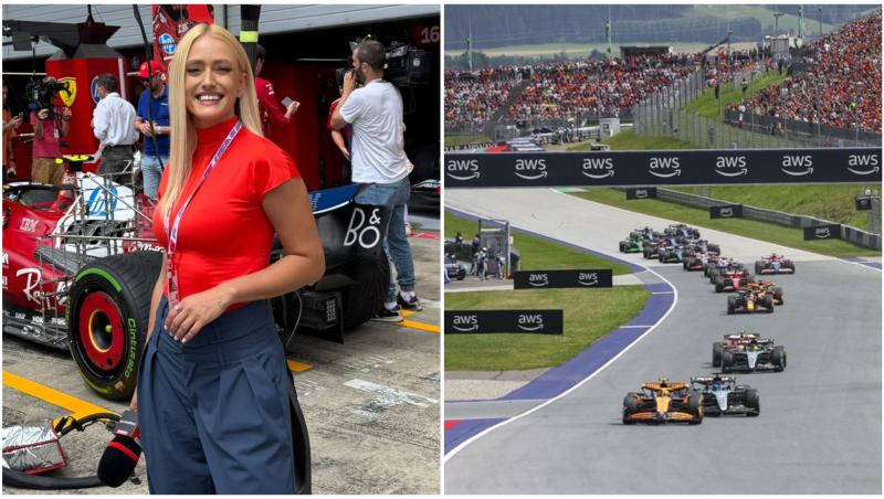Iuliana Pepene și mașini de curse Formula 1