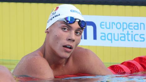 Mesajul lui David Popovici după ce a obţinut medalia de bronz în finala de 50 de metri liber, la Europenele Under 23 din Slovacia