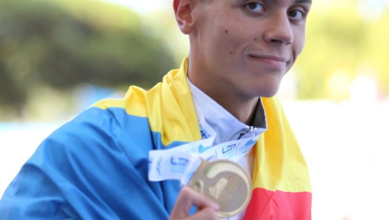 David Popovici s-a calificat în finala de 100 m liber la Europenele de Nataţie U23. Diseară, campionul luptă pentru aur