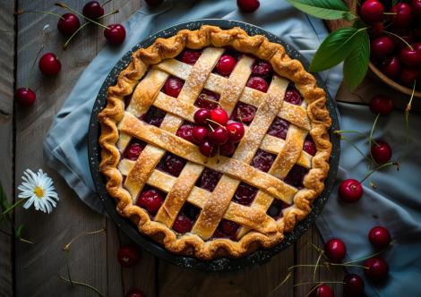 Plăcintă cu cireșe. Trucuri ca să-ți iasă delicioasă