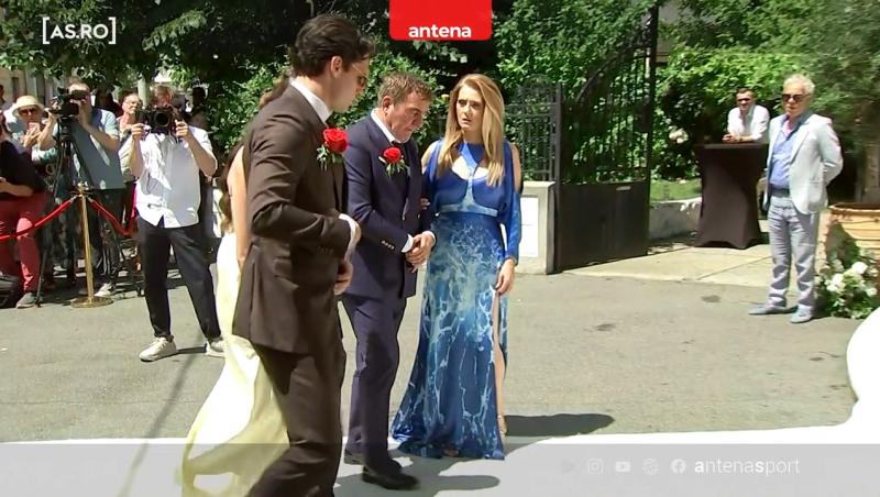 Cum a apărut Elena Hagi cu burtica de gravidă la nunta Kirei Hagi cu Thomas Ferfelis. Soția lui Ianis Hagi, de-a dreptul ravisantă