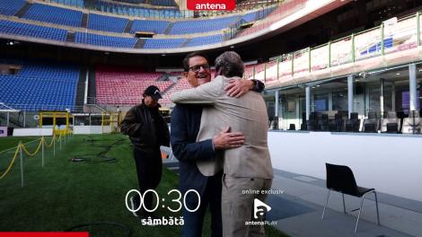 Florin Răducioiu, interviu exclusiv cu Fabio Capello, pe San Siro, într-o nouă ediţie SuperMondial, pe Antena 1