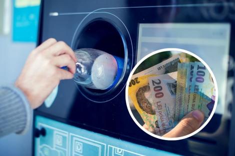 Cum a reușit un bărbat din Chitila să scoată peste 700.000 lei cu o singură sticlă returnată. A „fentat” aparatele