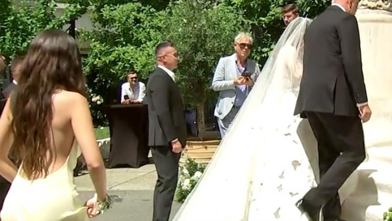 Cât a costat rochia de mireasă purtată de Kira Hagi la nunta cu Thomas Ferfelis. Din ce colecție de lux face parte