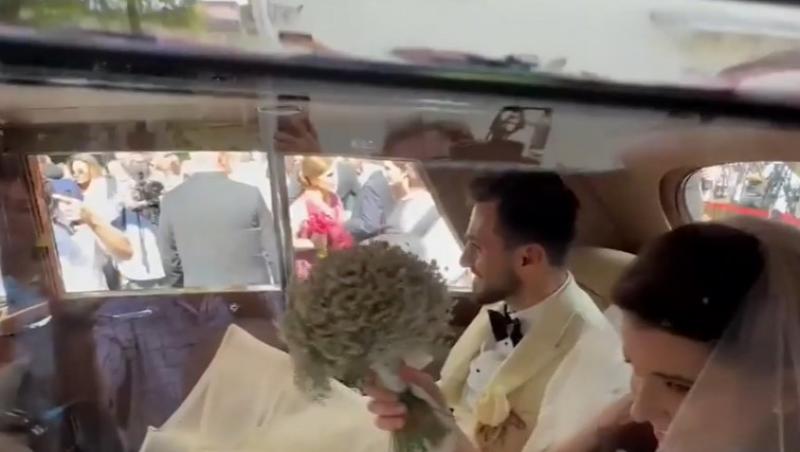 Cât a costat rochia de mireasă purtată de Kira Hagi la nunta cu Thomas Ferfelis. Din ce colecție de lux face parte