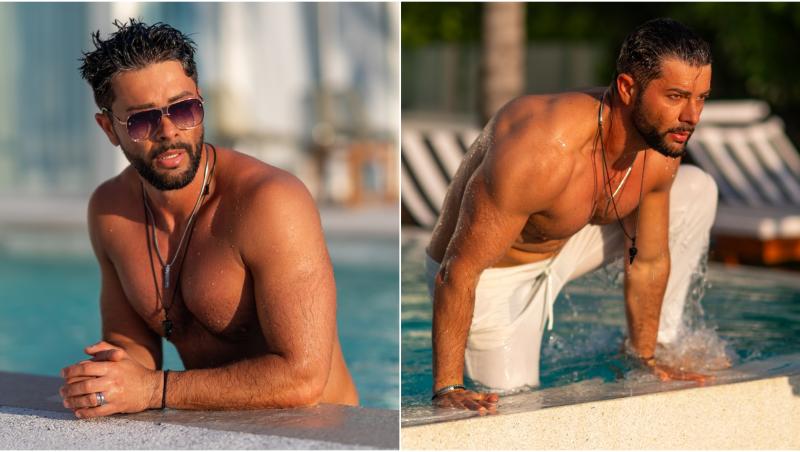 colaj foto cu ispita andrei vasile de la insula iubirii sezonul 9 in piscina