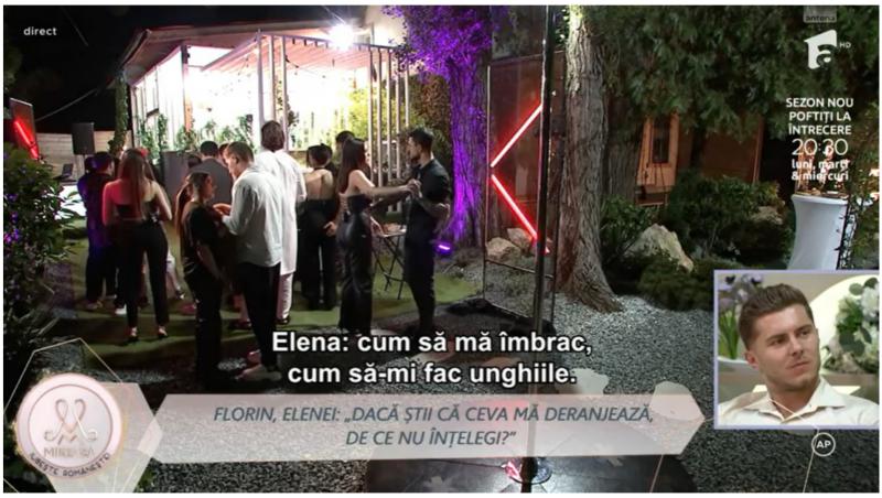 Mireasa sezonul 11. Florin, criză de gelozie când a văzut ținuta Elenei pentru petrecerea burlăcițelor: „Mai decent nu puteai?”