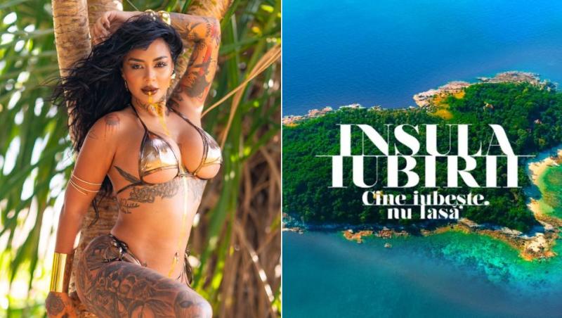 colaj naba salem și logo insula iubirii