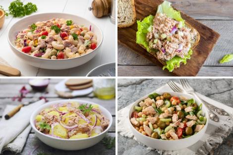 Salate cu ton. 6 rețete sănătoase și delicioase ușor de pregătit cu ton