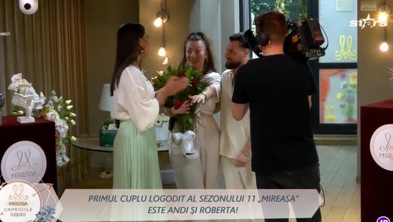 Mireasa, sezonul 11. Imagini de la revenirea în casă a cuplului logodit. Andi și Roberta, în culmea fericirii
