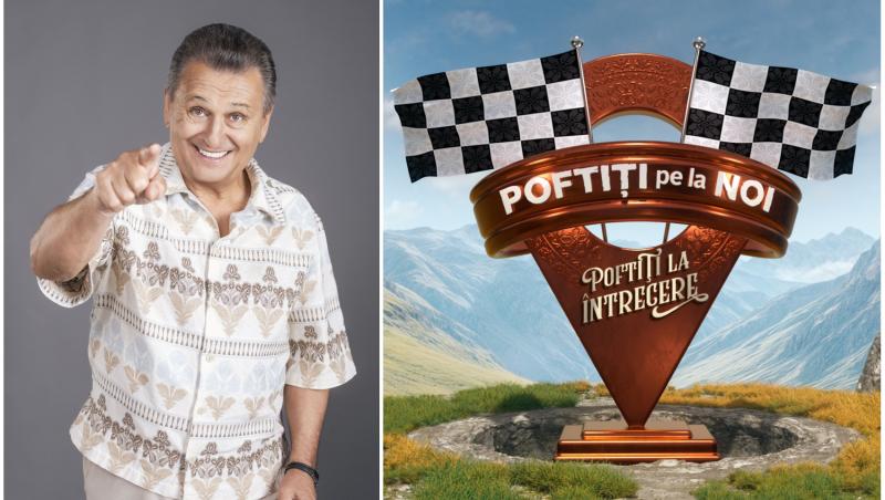 colaj foto cu nea marin si sigla emisiunii poftiti pe la noi