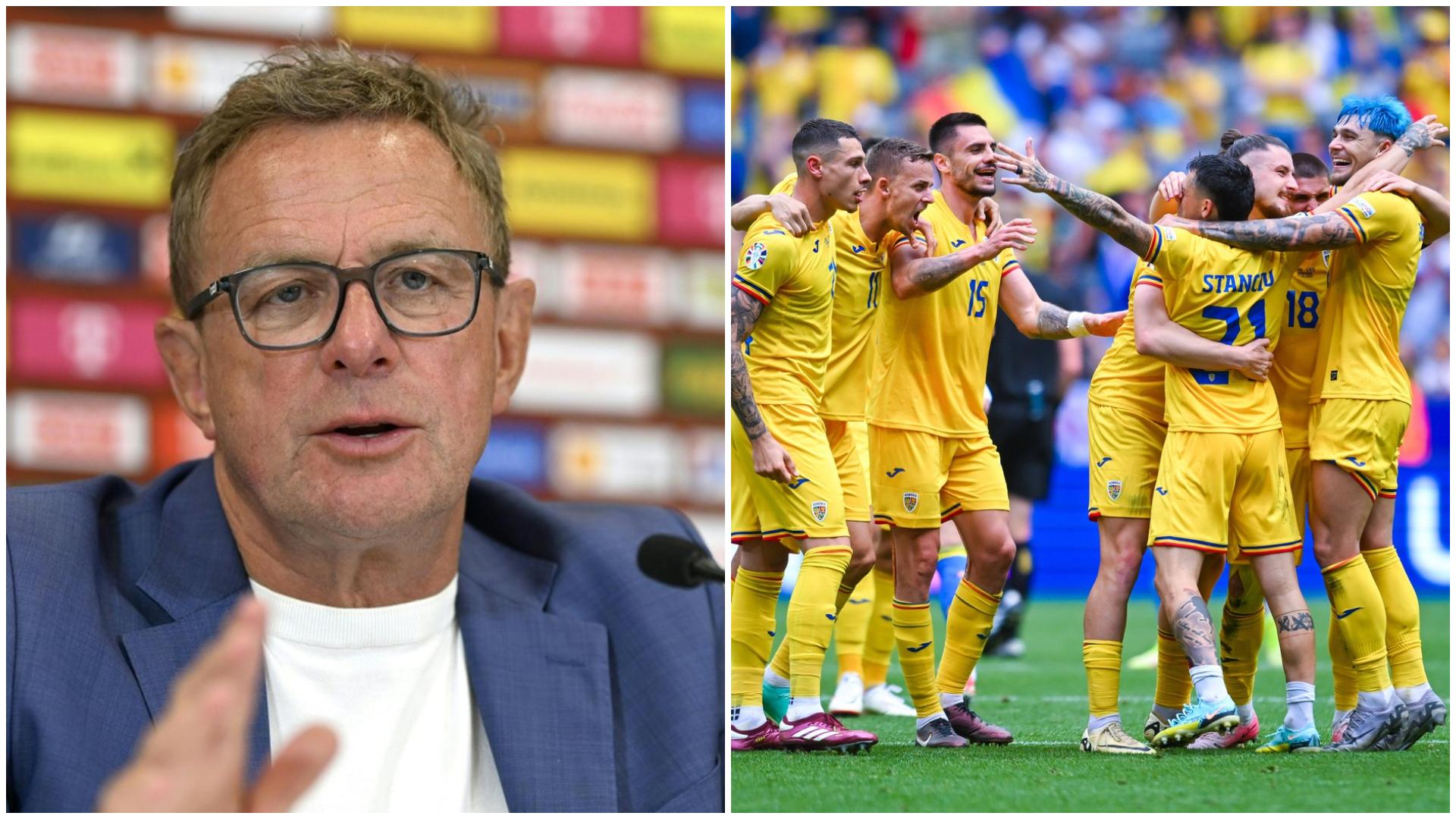 Selecţionerul Austriei și jucătorii echipei naționale