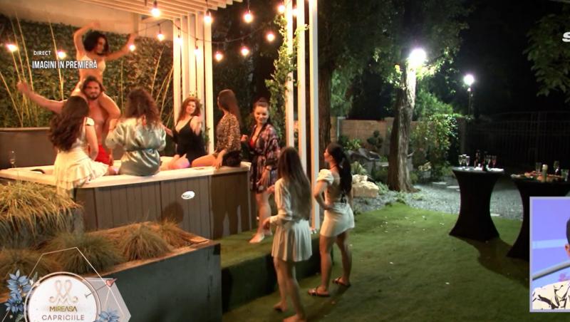 Mireasa, sezonul 11. Imagini incendiare de la petrecerea fetelor și a lui Cristian Marinescu: „N-am putut să duc ce s-a întâmplat”