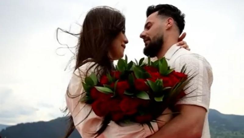 Mireasa, sezonul 11. Imagini superbe de la logodna dintre Andi și Roberta. Cei doi au fost extrem de emoționați