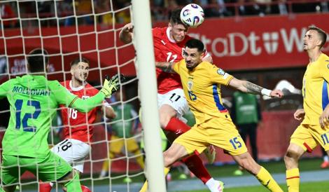 Telespectatorii au trăit intens &icirc;nt&acirc;lnirea dintre Austria și Rom&acirc;nia din preliminariile World Cup 2026!  Meciul, lider de audiență