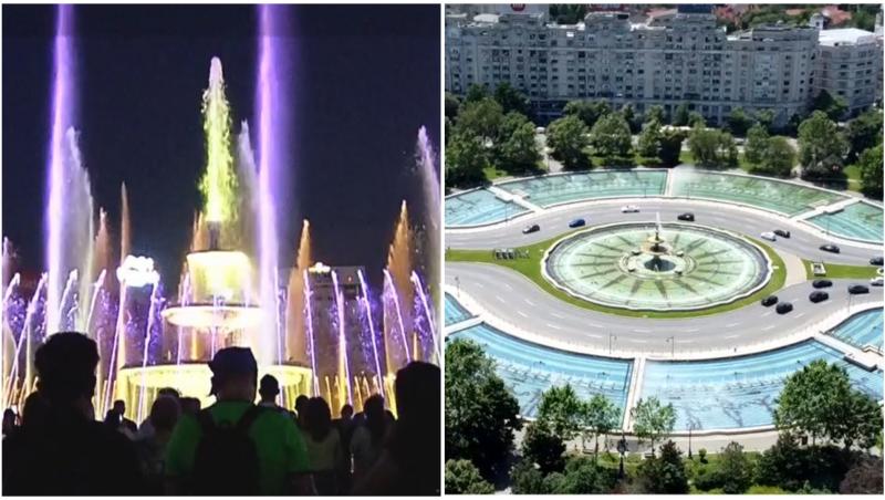 Fântânile din Piața Unirii, zone degradate la Planșeul Unirii și harta cu rutele ocolitoare recomandate șoferilor