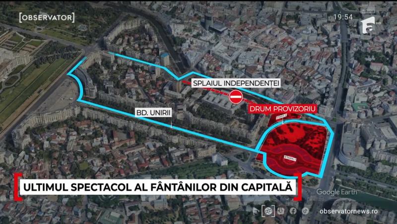 Celebrele fântâni din Piața Unirii vor fi închise pentru 2 ani. Când încep lucrările la planșeu