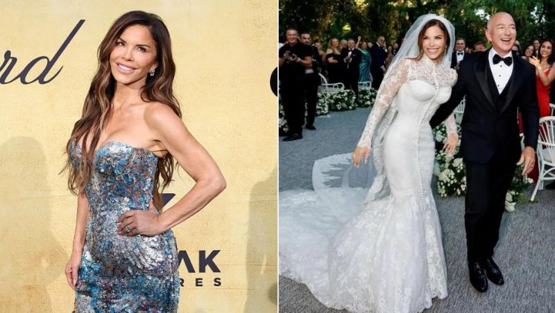 colaj lauren sanchez, lauren sanchez și jeff bezos la nuntă