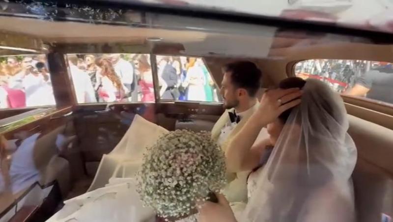 Cum a dansat soacra mare la nunta Kirei Hagi cu Thomas Ferfelis. Evangelia Taka a fost aplaudată de Ianis Hagi