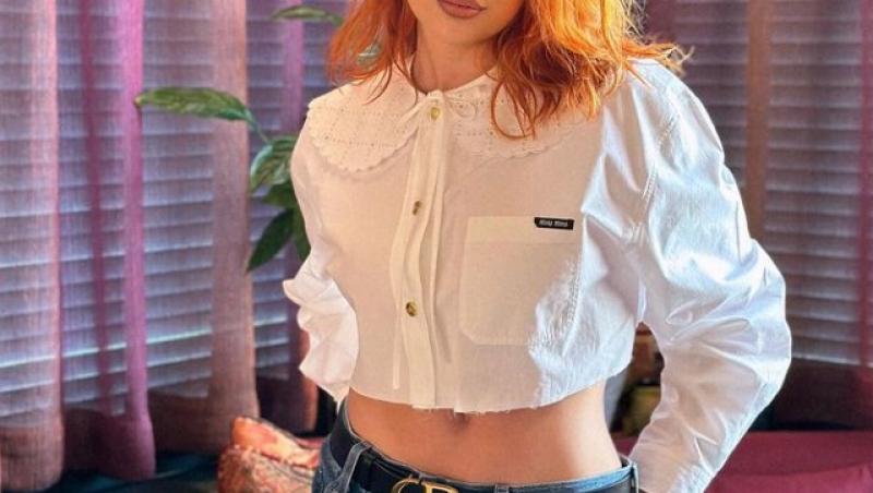 Lidia Buble, sexy în lenjerie intimă. În ce ipostaze s-a fotografiat artista călcând rufe. 