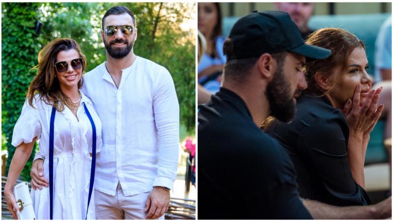 Colaj cu Andra și Andrei Stoica în două ipostaze diferite