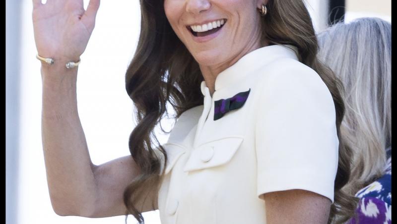 Simona Halep, alături de Kate Middleton, la Wimbledon. Cum a fost surprinsă în Loja Regală. Mesajul transmis după finală