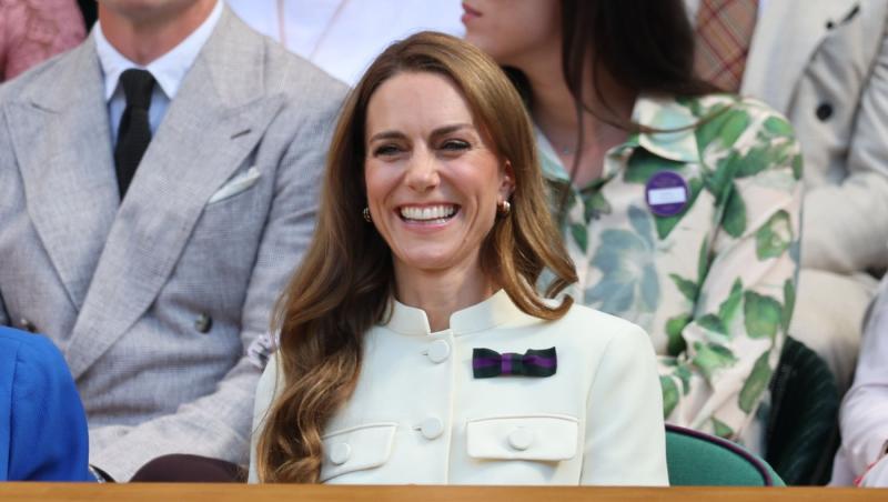 Simona Halep, alături de Kate Middleton, la Wimbledon. Cum a fost surprinsă în Loja Regală. Mesajul transmis după finală